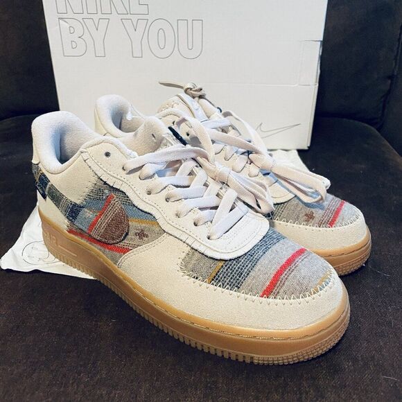 New Nike By You Air Force Low Pendleton DJ2674 991 Women Size
